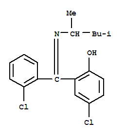 (6Z)-4-CHLORO-6-[(2-CHLOROPHENYL)-(4-METHYLPENTAN-2-YLAMINO)METHYLIDEN E]CYCLOHEXA-2,4-DIEN-1-ONE