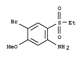 Benzenamine,4-bromo-2-(ethylsulfonyl)-5-methoxy-