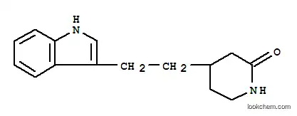 Molecular Structure of 80095-30-3 (4-(2-(3-indoyl)ethyl)-2-piperdinone)