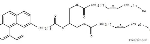 Molecular Structure of 80749-89-9 (1,3-dioleoyl-2-(4-pyrenylbutanoyl)glycerol)