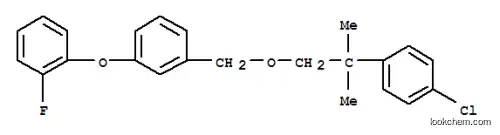 Benzene, 1-((2-(4-chlorophenyl)-2-methylpropoxy)methyl)-3-(2-fluorophenoxy)-