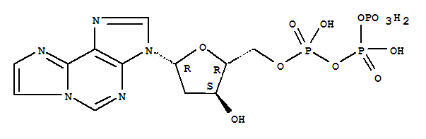 3H-Imidazo[2,1-i]purine,3-[2-deoxy-5-O-[hydroxy[[hydroxy(phosphonooxy)phosphinyl]oxy]phosphinyl]-b-D-erythro-pentofuranosyl]-