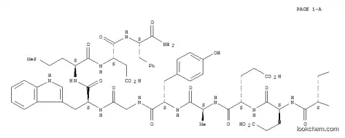 Molecular Structure of 81123-06-0 (PYR-ARG-PRO-PRO-MET-GLU-GLU-GLU-GLU-GLU-ALA-TYR-GLY-TRP-MET-ASP-PHE-NH2)