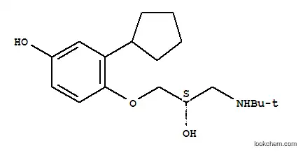 Molecular Structure of 81542-82-7 (4-hydroxypenbutolol)