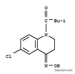 Molecular Structure of 81892-38-8 (6-Chloro-1-(3-methyl-1-oxobutyl)-2,3-dihydro-4(1H)-quinolinone 4-oxime)