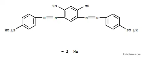 Molecular Structure of 83562-73-6 (disodium 4,4'-[(4,6-dihydroxy-1,3-phenylene)bis(azo)]bis(benzenesulphonate))