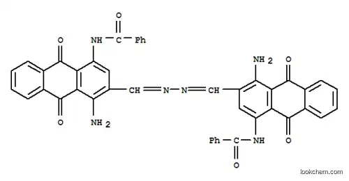 Molecular Structure of 83721-52-2 (N,N'-[azinobis[methylidyne(4-amino-9,10-dihydro-9,10-dioxoanthracene-3,1-diyl)]]bisbenzamide)
