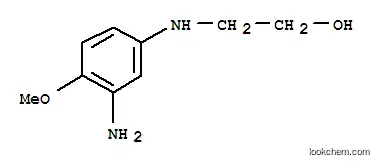 Molecular Structure of 83763-47-7 (Ethanol,2-[(3-amino-4-methoxyphenyl)amino]-)