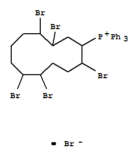 Phosphonium,(2,5,6,10,11-pentabromocyclododecyl)triphenyl-, bromide (1:1)