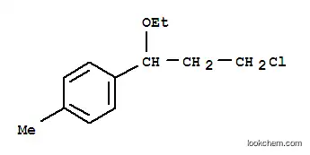 Molecular Structure of 83949-36-4 (4-(3-chloro-1-ethoxypropyl)toluene)