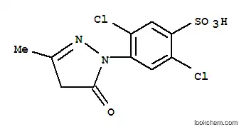 Molecular Structure of 84-57-1 (Dichlorosulfophenyl-3-methylpyrazolone)