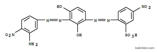 Molecular Structure of 84100-00-5 (2-[[3-[(3-amino-4-nitrophenyl)azo]-2,4-dihydroxyphenyl]azo]-5-nitrobenzenesulphonic acid)