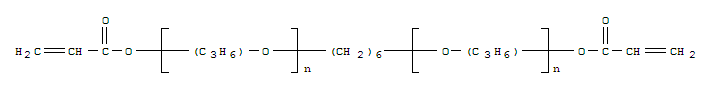 Poly[oxy(methyl-1,2-ethanediyl)],a,a'-1,6-hexanediylbis[w-[(1-oxo-2-propen-1-yl)oxy]-