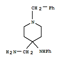 4-Piperidinemethanamine,4-(phenylamino)-1-(phenylmethyl)-