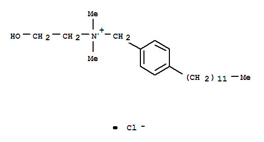 Benzenemethanaminium,4-dodecyl-N-(2-hydroxyethyl)-N,N-dimethyl-, chloride (1:1)