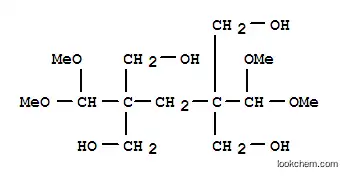 Molecular Structure of 84473-74-5 (2,4-bis(dimethoxymethyl)-2,4-bis(hydroxymethyl)pentane-1,5-diol)
