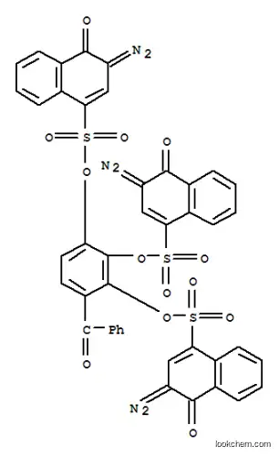 Molecular Structure of 84522-08-7 (4-benzoylbenzene-1,2,3-triyl tris(3-diazo-3,4-dihydro-4-oxonaphthalene-1-sulphonate))