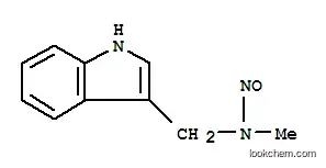 Molecular Structure of 84605-05-0 (N-nitroso-N-methyl-3-aminomethylindole)