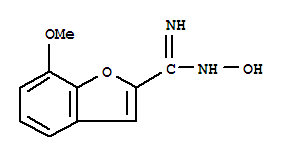 84748-15-2,2-Benzofurancarboximidamide, N-hydroxy-7-methoxy-,2-Benzofurancarboximidamide, N-hydroxy-7-methoxy-