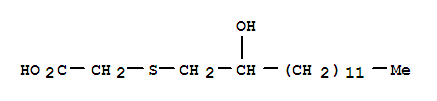 Acetic acid,2-[(2-hydroxytetradecyl)thio]-