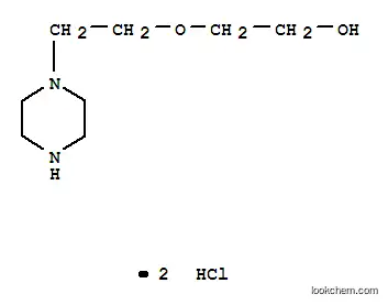 Molecular Structure of 85293-16-9 (1-[2(2-Hydroxyethoxy)ethyl]piperazine dihydrochloride)