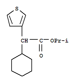 3-Thiopheneacetic acid,a-cyclohexyl-, 1-methylethyl ester