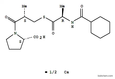 Molecular Structure of 85921-53-5 (Moveltipril calcium)