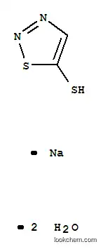 Molecular Structure of 865854-97-3 (5-Mercapto-1,2,3-thiadiazole sodium salt dihydrate)