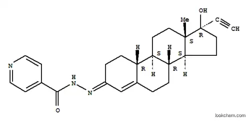 Molecular Structure of 86762-75-6 (norethindrone isonicotinyl hydrazone)
