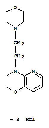 86979-78-4,10-(2-morpholin-4-ylethyl)-7-oxa-2,10-diazabicyclo[4.4.0]deca-2,4,11-t riene trihydrochloride,2H-Pyrido[3,2-b]-1,4-oxazine,3,4-dihydro-4-[2-(4-morpholinyl)ethyl]-, trihydrochloride (9CI)