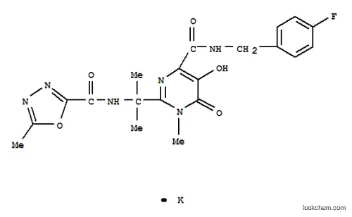 Molecular Structure of 871038-72-1 (Raltegravir potassium)