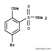 Molecular Structure of 871269-16-8 (5-BROMO-N,N-DIMETHYL-2-METHOXYBENZENESULFONAMIDE)