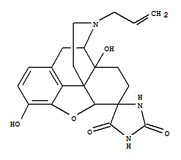 Spiro[imidazolidine-4,6'-morphinan]-2,5-dione,4',5'-epoxy-3',14'-dihydroxy-17'-(2-propenyl)-, (5'a)- (9CI)