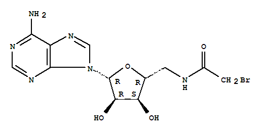 87932-45-4,5'-bromoacetamido-5'-deoxyadenosine,5'-Bromoacetamido-5'-deoxyadenosine