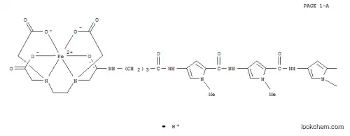 Molecular Structure of 88411-60-3 (penta-N-methylpyrrolecarboxamide-EDTA-Fe(II))