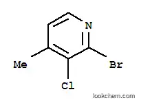 Molecular Structure of 884495-42-5 (2-Bromo-3-chloro-4-picoline)