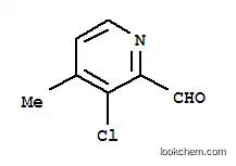 Molecular Structure of 884495-43-6 (3-Chloro-2-formyl-4-picoline)