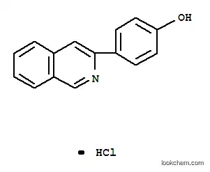 Molecular Structure of 884500-89-4 (Phenol, 4-(3-isoquinolinyl)-, hydrochloride (1:1))
