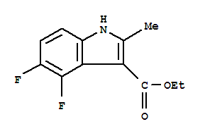 4,5-Difluoro-2-methylindole-3-carboxylic acid ethyl ester cas no. 886362-67-0 98%