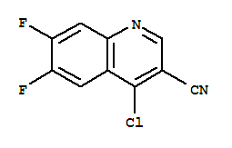 4-CHLORO-6,7-DIFLUORO-QUINOLINE-3-CARBONITRILE