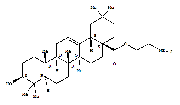 Olean-12-en-28-oicacid, 3-hydroxy-, 2-(diethylamino)ethyl ester, (3b)- (9CI)