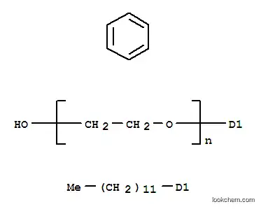 Molecular Structure of 9014-92-0 (POE (10) DODECYL PHENOL)