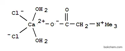 Molecular Structure of 90268-02-3 (Calcium,diaqua[1-(carboxy-kO)-N,N,N-trimethylmethanaminiumato]dichloro- (9CI))