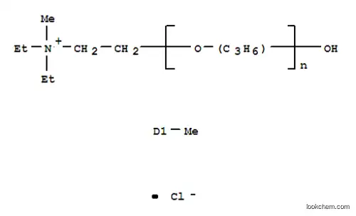 Molecular Structure of 9042-76-6 (PPG-9 DIETHYLMONIUM CHLORIDE)