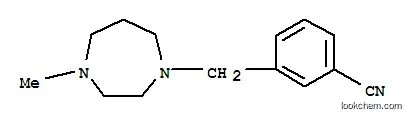 Molecular Structure of 910036-91-8 (3-[(4-Methylhomopiperazin-1-yl)methyl]benzonitrile)