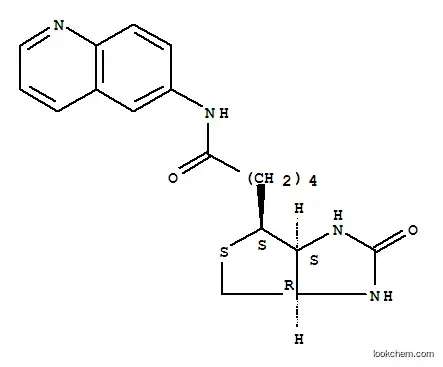 Molecular Structure of 91853-89-3 (Biotinyl-6-aminoquinoline)