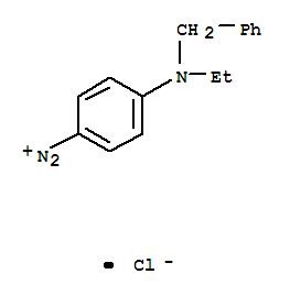 Benzenediazonium,4-[ethyl(phenylmethyl)amino]-, chloride (1:1)