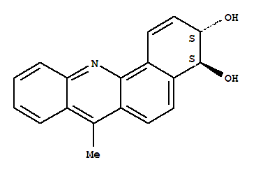 Benz[c]acridine-3,4-diol,3,4-dihydro-7-methyl-, trans- (9CI)
