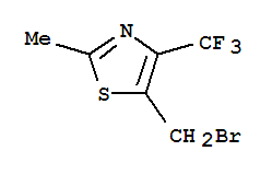 5-(bromomethyl)-2-methyl-4-(trifluoromethyl)-1,3-thiazole