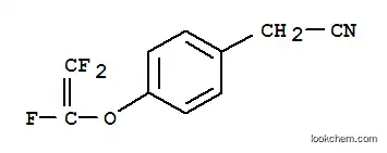 Molecular Structure of 1000527-45-6 (Benzeneacetonitrile, 4-[(1,2,2-trifluoroethenyl)oxy]-)